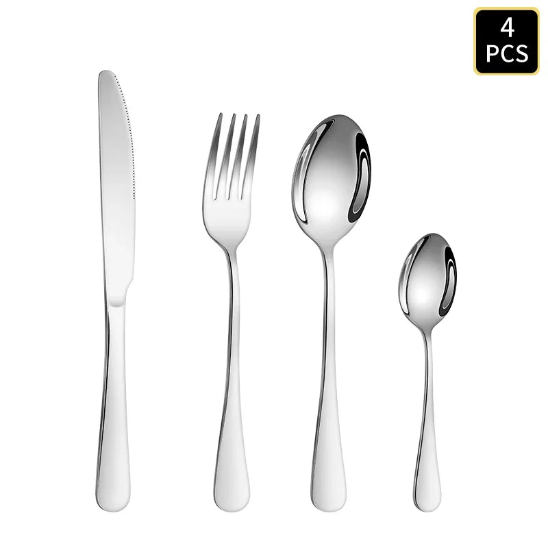 Axyaa 1010 Round Handle Cutlery Set - Ideal for Wedding, Party, Hotel