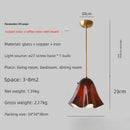 Axyaa Hand-Painted Glass Bellina Pendant Light for Home Decor