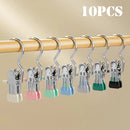 Axyaa Legging Organizer Hangers with Hanging Clips for Closet Storage