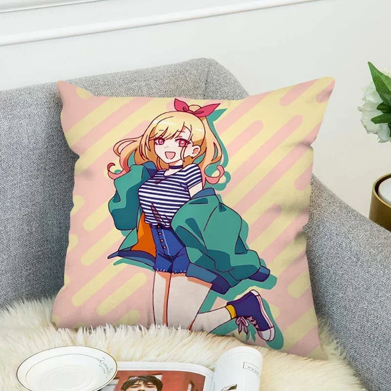 Axyaa 40*40 and 45*45 Decorative Pillow Covers for Stylish Room Cushions