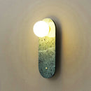 Axyaa Nordic Marble LED Wall Lamp for Home, Hotel, and Bedside Lighting