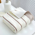 Axyaa Luxury Soft Embroidered Beach Towel - Super Absorbent and Quick Dry