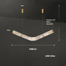 Axyaa Copper Marble Pendant Lamp for Modern Living Room Aesthetic