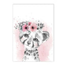 Giraffe & Lion Nursery Wall Art Prints by Axyaa