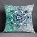 Axyaa Dark Green Floral Animal Pattern Pillow Case for Modern Home Decor