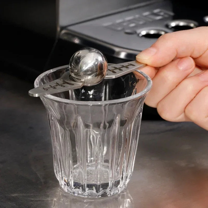 Axyaa Stainless Steel Espresso Ice Ball - Coffee Cooling Flavor Enhancer