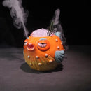 Axyaa Pufferfish Tiki Cup: Fun 600ml Cocktail Glass for Hawaiian Parties