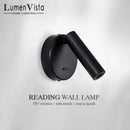 Axyaa LED Wall Lamp Rotating Reading Light for Bedroom Hotel Living Room