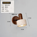 Axyaa Wabi Sabi Yellow Cave Stone LED Wall Lamp for Bedroom and Living Room