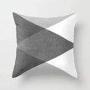 Axyaa Geometric Grey Pillowcase Set