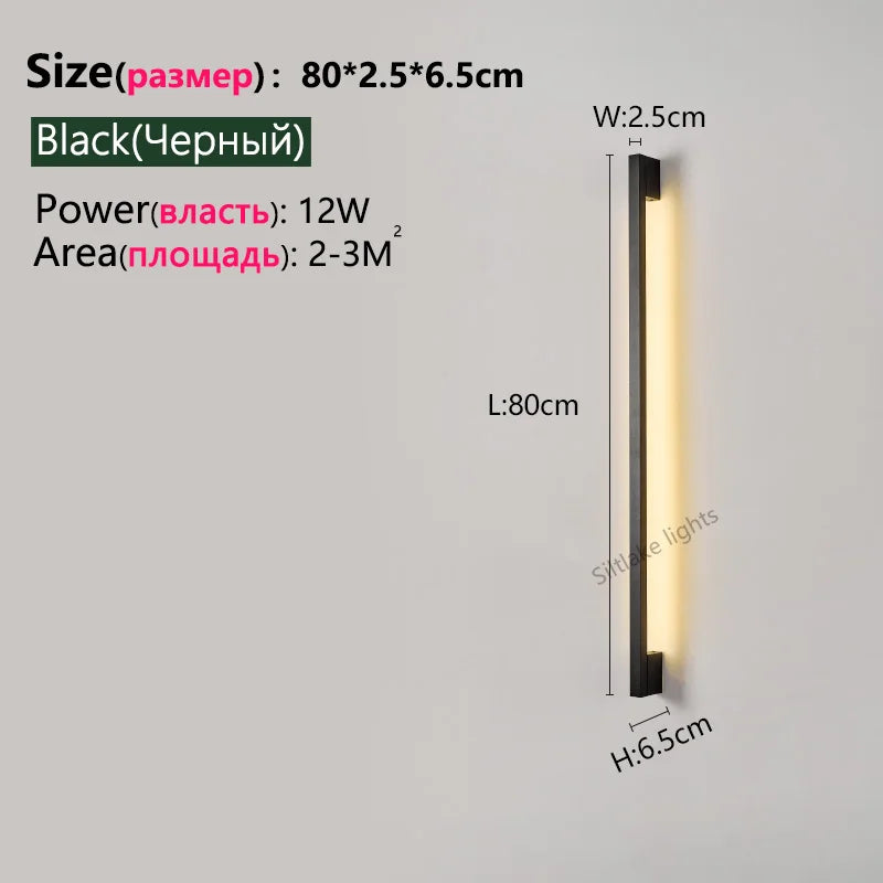 Axyaa Nordic Modern LED Wall Lamp for Indoor Living Room and Bedroom
