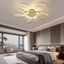 Axyaa Modern LED Ceiling Light for Living Room & Bedroom, Chrome/Gold Plated, AC110-240V