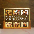 Axyaa Custom 3D Acrylic Lamp with Photo Text Night Light Gift