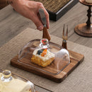 Axyaa Acacia Wood Butter Box Cheese Plate Set