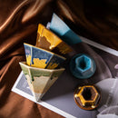 Axyaa Nordic Hex Ceramic Coffee Cup Set for Chic Table Decor and Drinkware