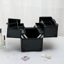 Axyaa Makeup Train Case Jewelry Box Organizer, Large Capacity Handle Included