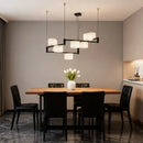 Axyaa White Marble LED Pendant Light for Luxurious Villa Decor