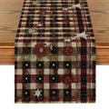 Axyaa Wood Grain Table Runner: Farmhouse Dining Decor for Holiday Parties & Home Tables