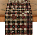 Axyaa Wood Grain Table Runner: Farmhouse Dining Decor for Holiday Parties & Home Tables