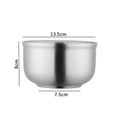 Axyaa Double-layer Insulated Stainless Steel Bowl for Kids' Meals