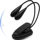 Axyaa Adjustable Clip-On Book Light | Neutral White Night Reading | Portable & Freestanding