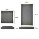 Axya Large Metal Tray for Home Kitchen - Serving & Storage Solution