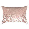 Axyaa Pink Geometric Stripes Pillow Cover for Home Decor and Living Room