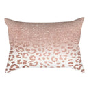 Axyaa Pink Geometric Stripes Pillow Cover for Home Decor and Living Room