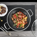 Axyaa 32cm Stainless Steel Non Stick Wok Pan Durable Induction Gas Stove Pot