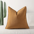 Axyaa Chenille Pillowcase Cojines Herringbone Throw Pillow Cover 50x50