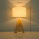 Axyaa LED Table Lamp Simple Chinese Style Dimmable USB Night Light