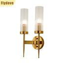 Axyaa Modern LED Glass Wall Lamp for Hotel Home Decor & Lighting