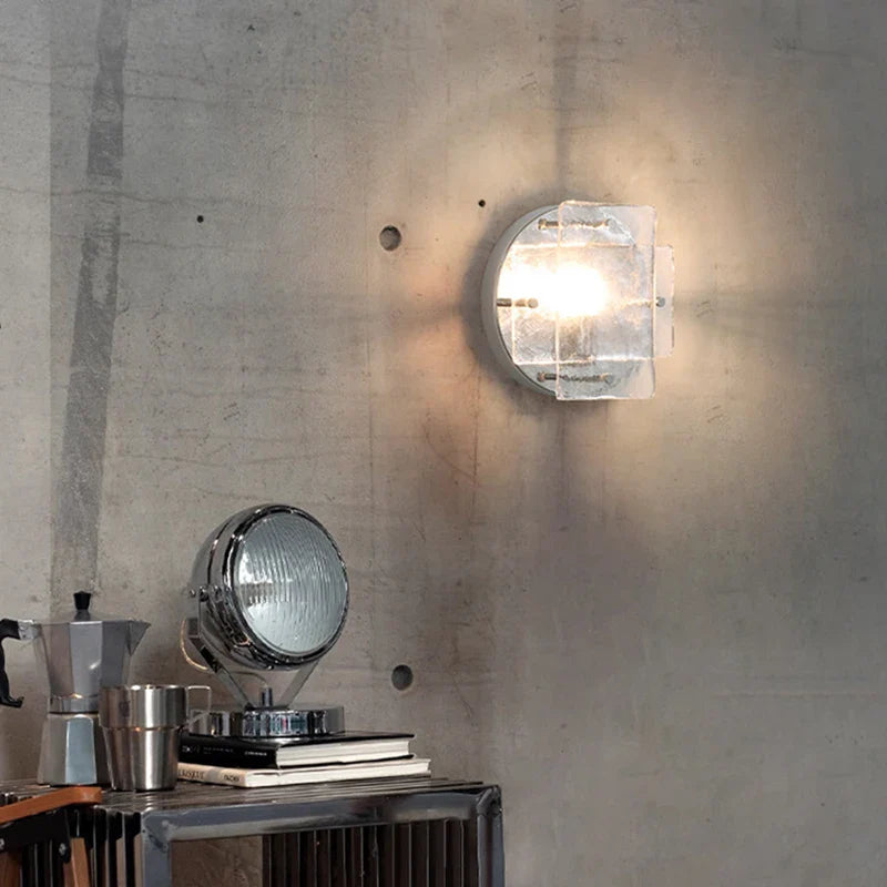 Axyaa Chrome Metal Base G9 Bulb Wall Light for Hotel Living Room