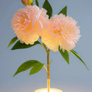 Axyaa Peony Desk Lamp LED Modern Simulation Creative Living Room Bedroom Table Light
