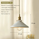 Axyaa Glass Pendant Light E27 Base Adjustable Ceiling Lamp for Living Room