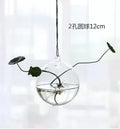 Axyaa Angel Glass Vase for Living Room Decor with Hanging Hydroponic Flowers