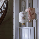 Axyaa Retro Fabric Lantern Pendant Lights for Home and Hospitality