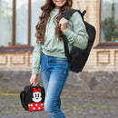 Axyaa Minnie Mouse Backpack Set with Lunch Box for Kids
