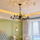 Axyaa Bauhaus Chandelier Retro Minimalist Candle Light French Restaurant Bedroom Lighting