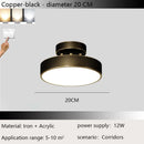 Axyaa Circular Cloakroom Lights, Luxury Balcony Ceiling Lights