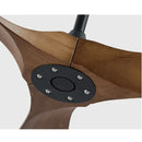 Axyaa 60-Inch Industrial Vintage Wood Ceiling Fan with Remote Control