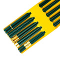 Axyaa Black Alloy Chopsticks Set - 5 Pairs for Sushi, Noodles, and More