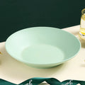 Axyaa Wheat Straw Soup Bowl Plastic Tableware, Microwavable Dinner Plate, Kitchen Utensils