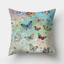 Axyaa Butterfly Cat Animals Design Pillowcase - Nordic Home Decor