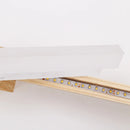 Axyaa Wood Acrylic LED Wall Sconce Indoor Lighting Fixture Rectangle Lustre Mirror
