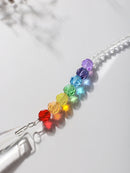 Axyaa Glass Prism Suncatcher Rainbow Maker Garden Ornament Crystal Stone Décor