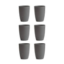 Axyaa Grey Plastic Cups - Set of 6