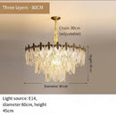 Axyaa Glass Chandelier: French Court Style, Retro, Living Room, Dining Room, Bedroom Lighting