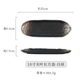 Axyaa Ceramic Leaf Plate Set for Sushi, Sashimi, Hot Pot, Barbecue - Japanese Tableware