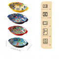 Axyaa 9" Ceramic Egg Baking Pan & Pasta Plate Set